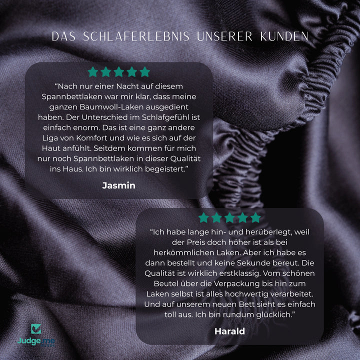 Kundenbewertungen zu Natural Nights Tencel Spannbettlaken – luxuriös, nachhaltig und besonders weich für höchsten Schlafkomfort
